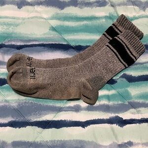 Carhartt work socks, size 6-10.  Well worn and stained.